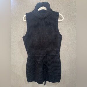 Apostrophe size XL Black Sleeveless Cowl Neck Sweater dress